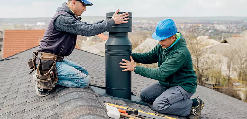 Chimney Flashing Replacement for Storm Damage in Chicago Heights