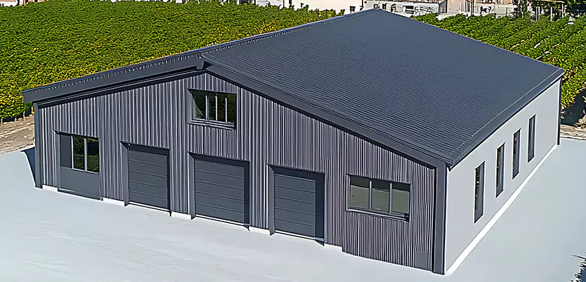 Corrugated Garage Roof Repair in Chicago Heights