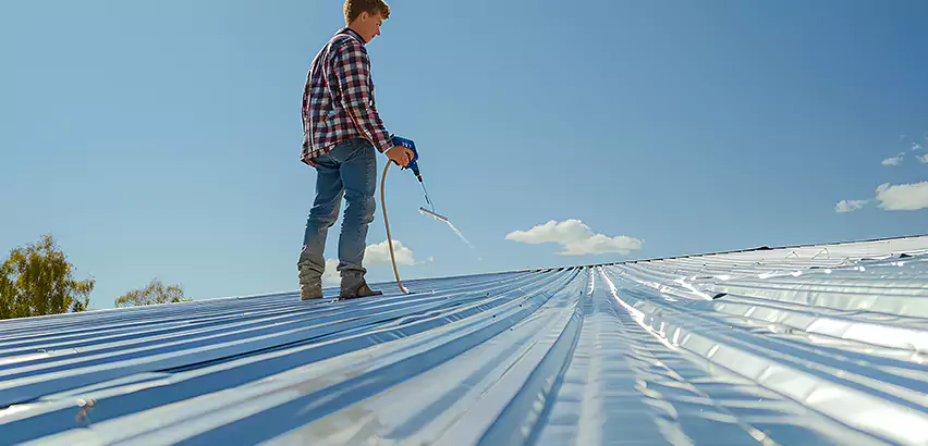 EPDM Roofing Installation Drip Edge in Chicago Heights