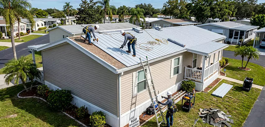 Mobile Home Metal Roof Replacement in Chicago Heights