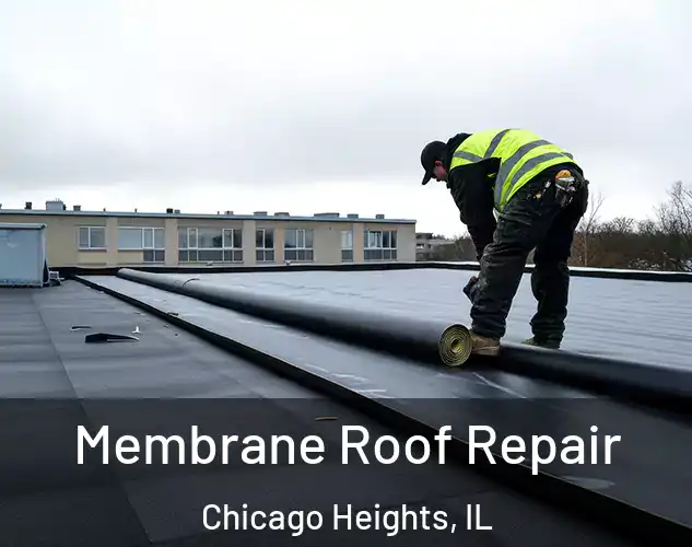 Membrane Roof Repair Chicago Heights, IL