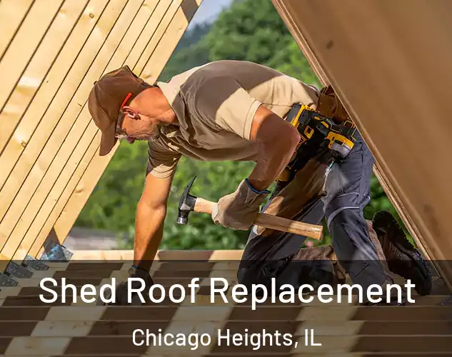 Shed Roof Replacement Chicago Heights, IL