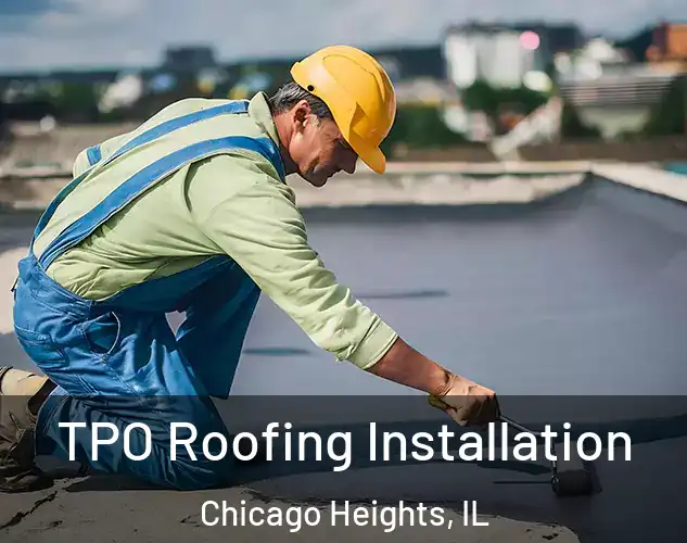 TPO Roofing Installation Chicago Heights, IL